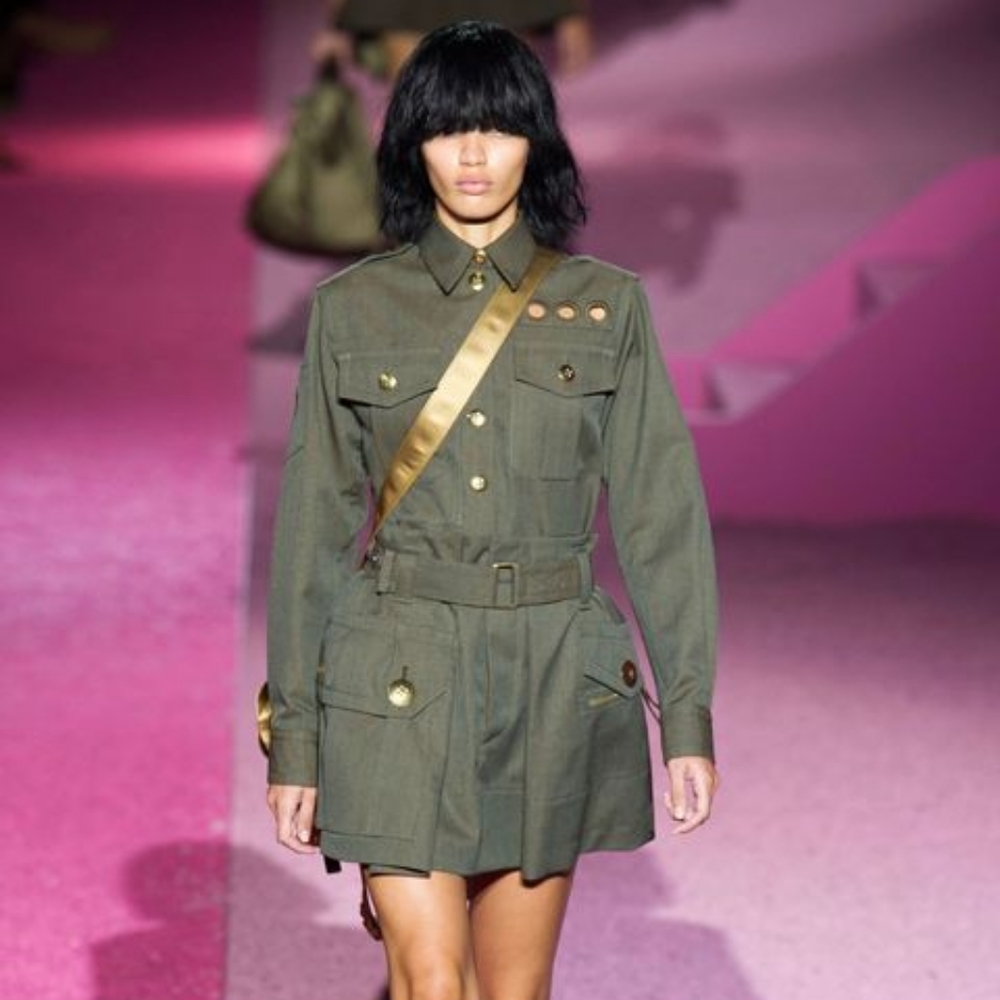 Marc Jacobs Spring 2015 Runway Army Skirt